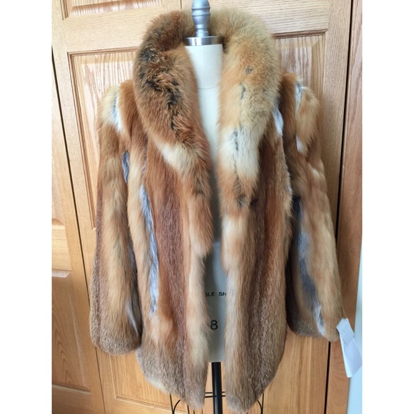 Toronto, Canada Jackets & Blazers - Genuine Natural Red Fox Fur Jacket - NWT